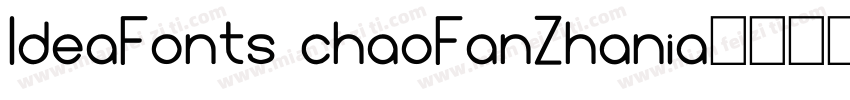 IdeaFonts chaoFanZhania字体转换